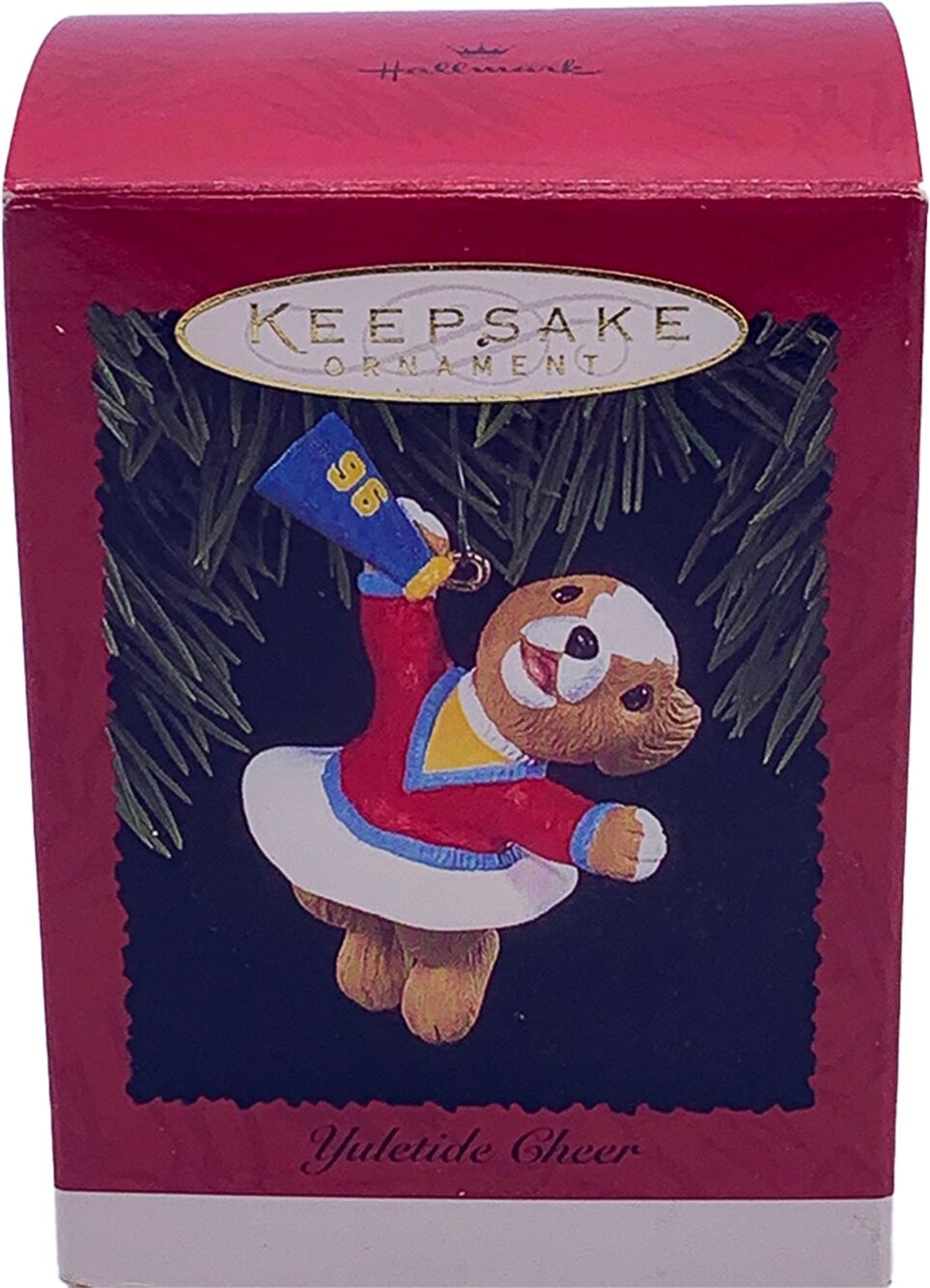 1996 Hallmark Keepsake YULETIDE CHEER Collectible Christmas Ornament in Mint Box